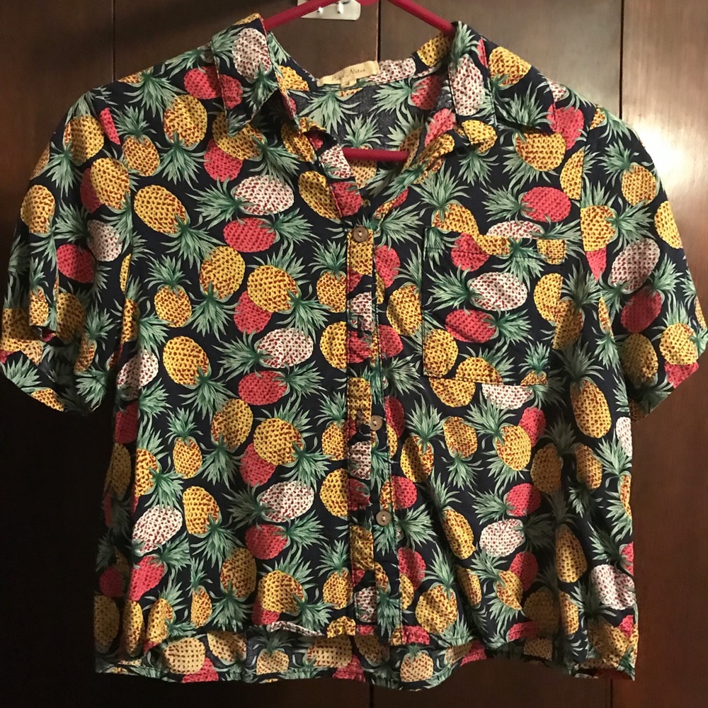 Love Notes Button Down Tee